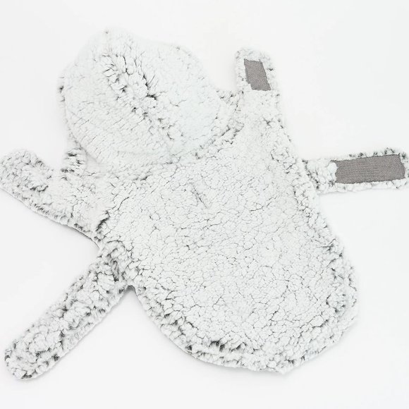 bumblebella Other - BumbleBella by Jill Martin Sherpa Pet Jacket w/Closure -Grey (Sz X-Small) M91907